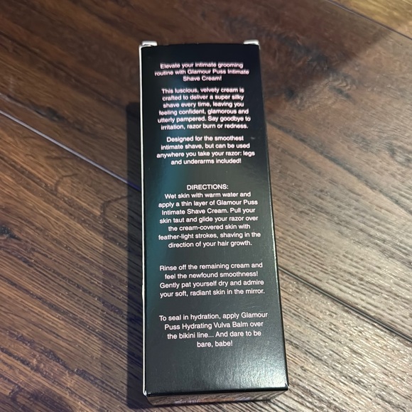 Booty Parlor NWT Glamour Puss Intimate Shave Cream 8 oz. - Picture 3 of 6